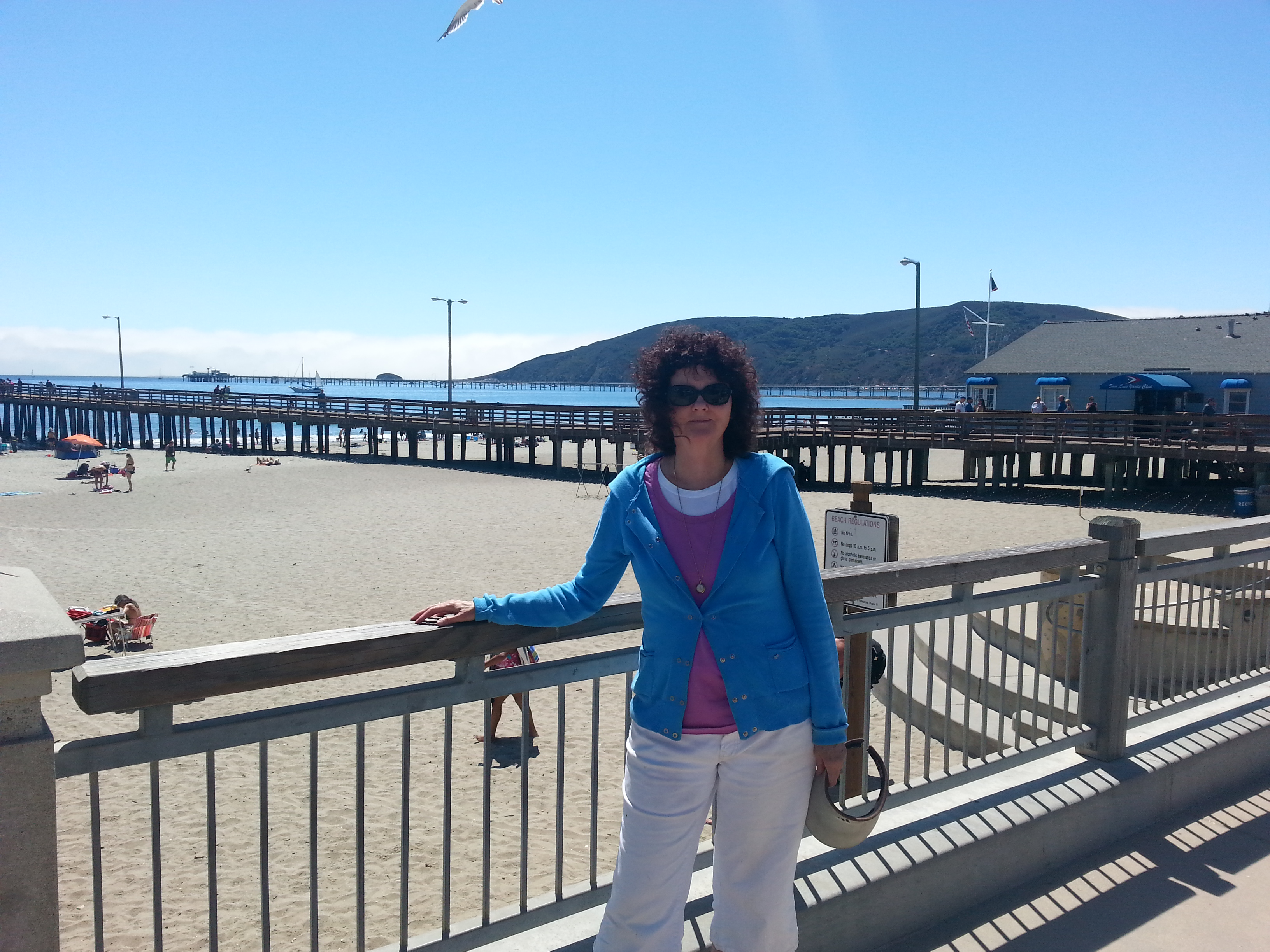 the beach