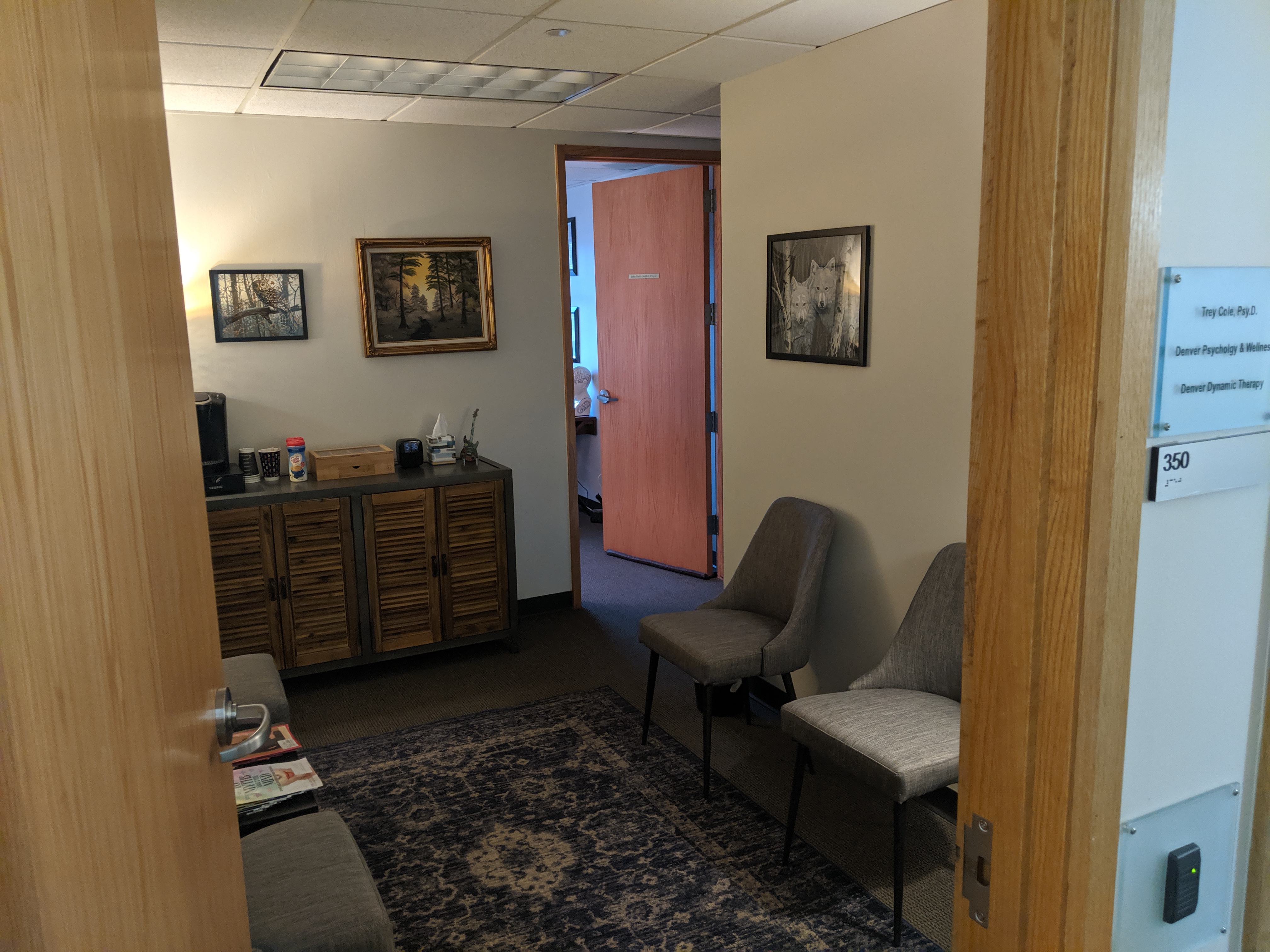 Initial impressions are important.  This is what you\'ll see when entering the office.