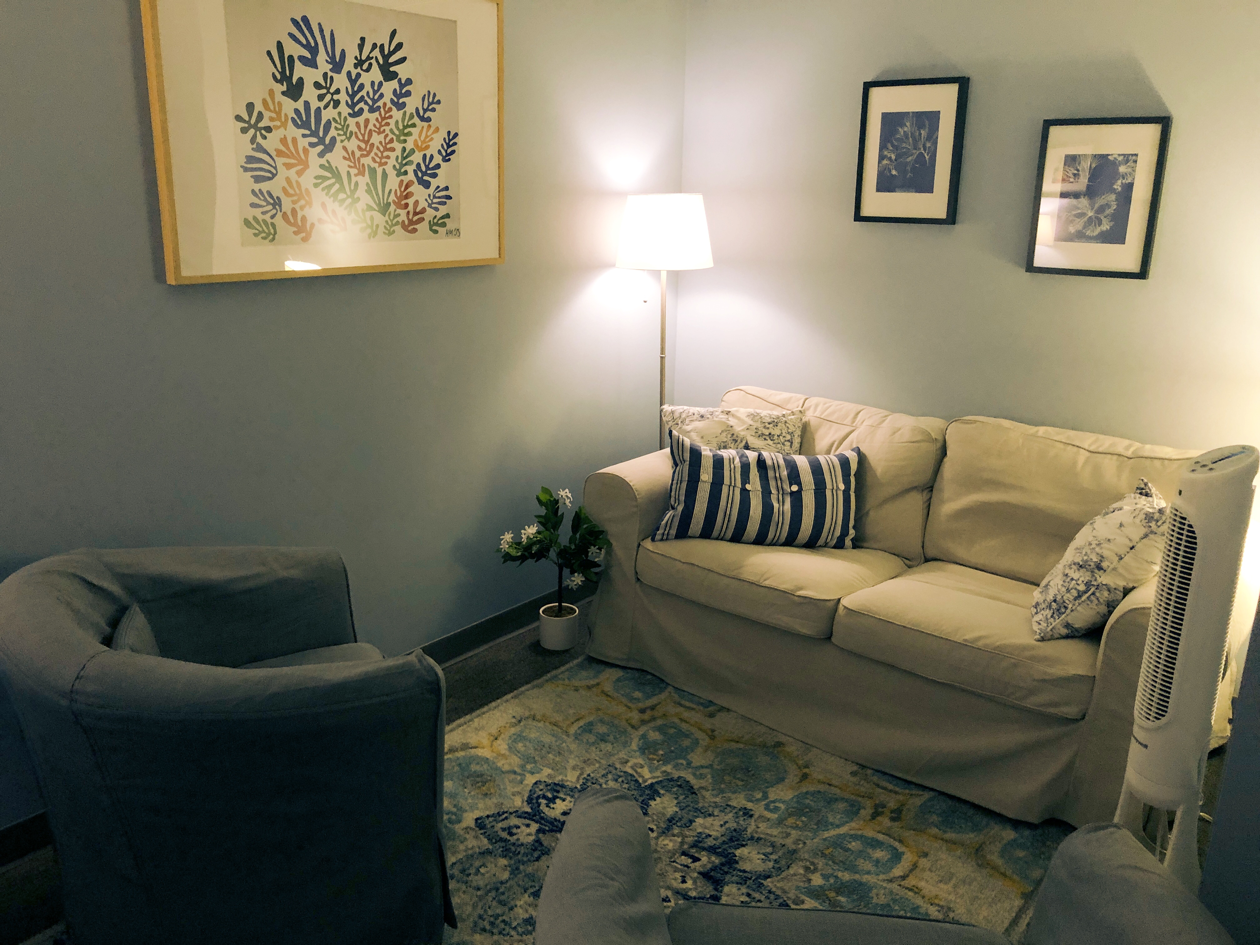 Blue Therapy Room