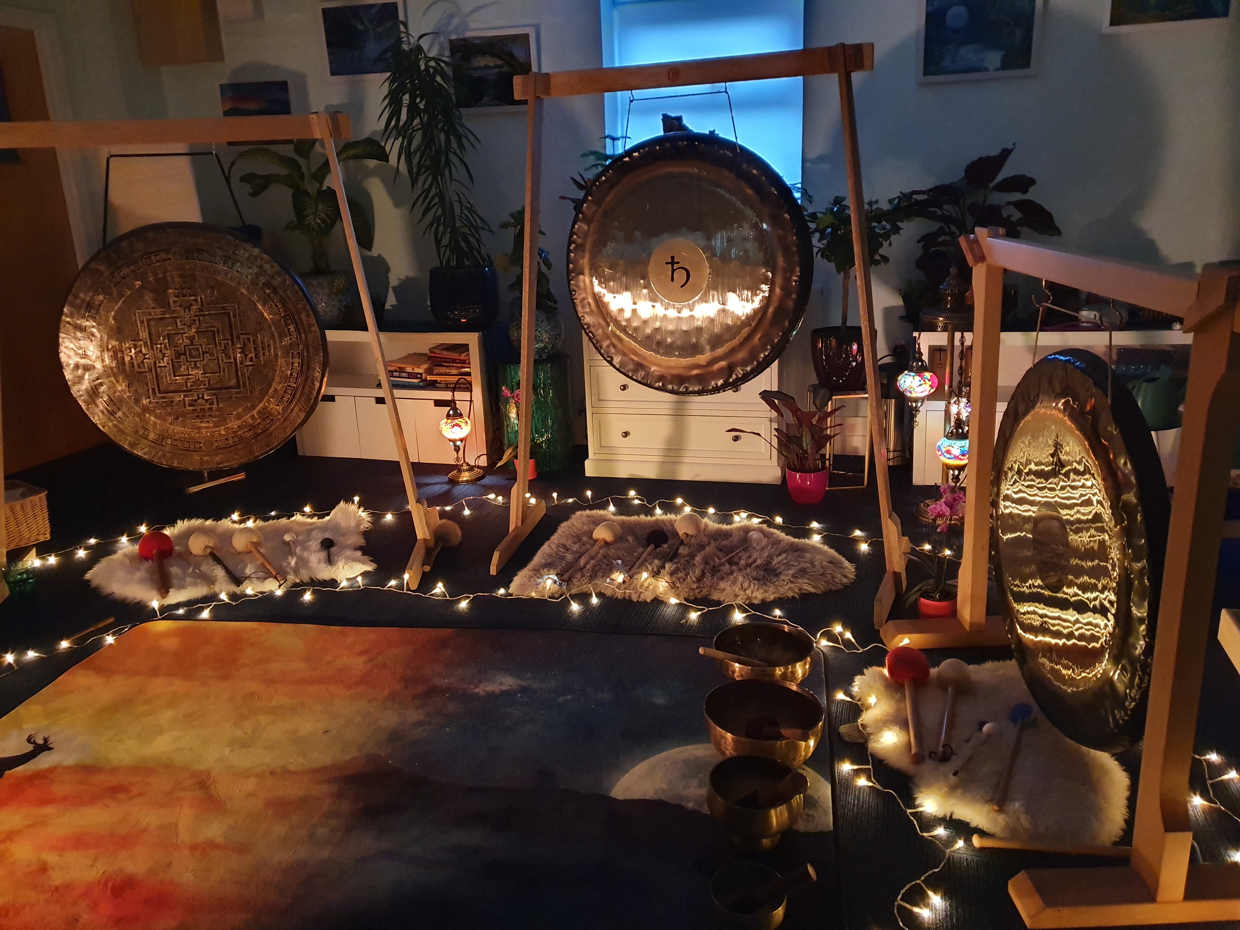 Gongs at the Sand & Sound Centre