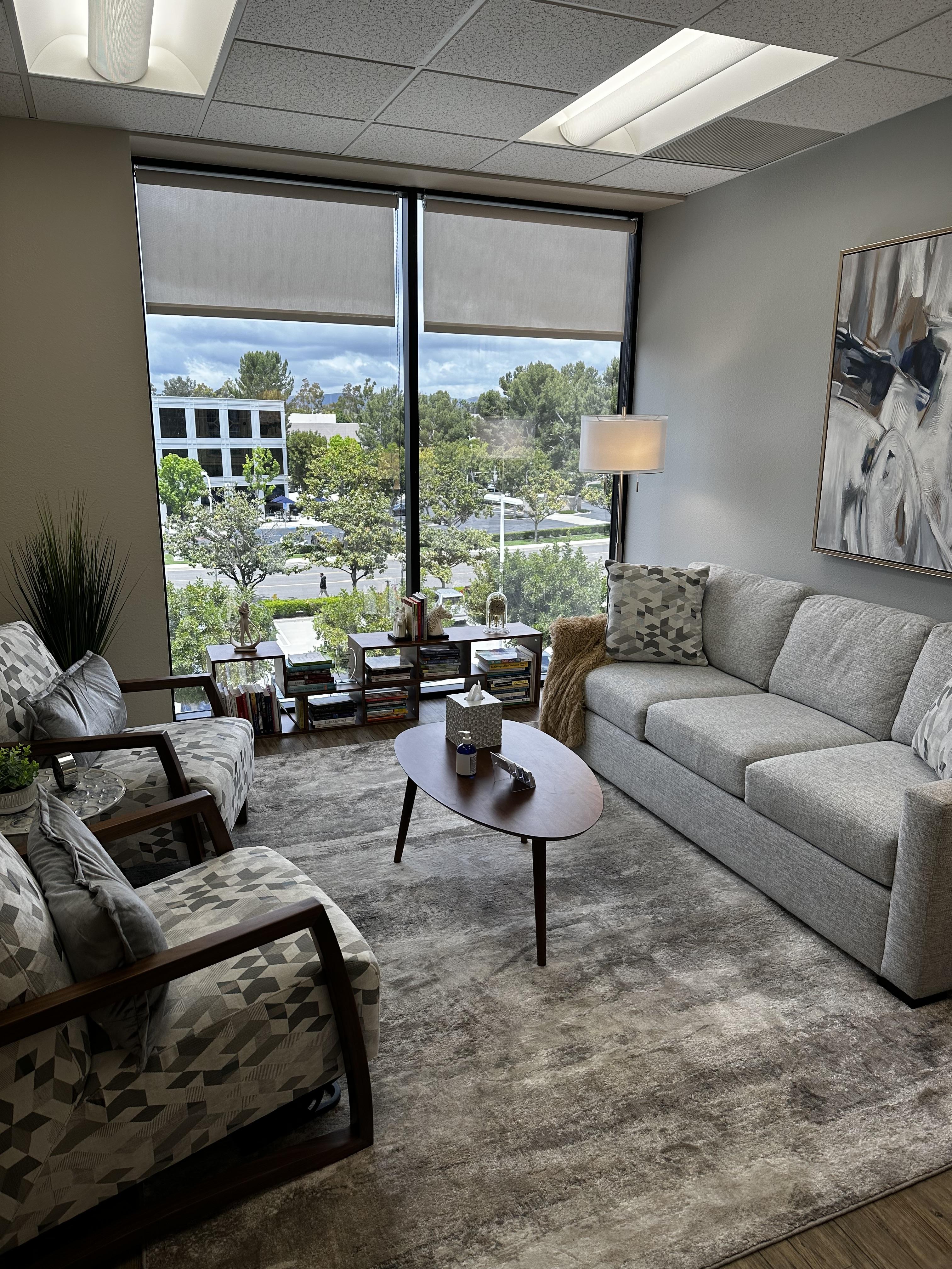 A therapy room for confidential sessions