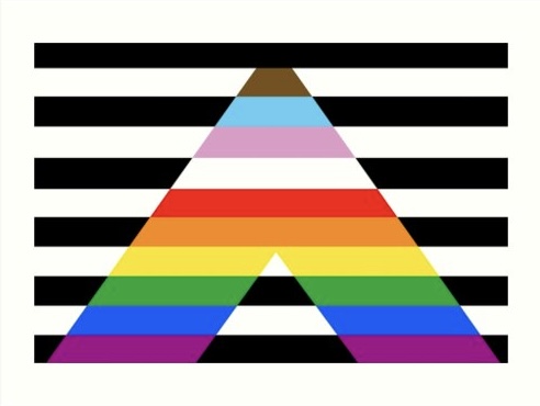 LGBTQIA+ Progressive Ally Flag