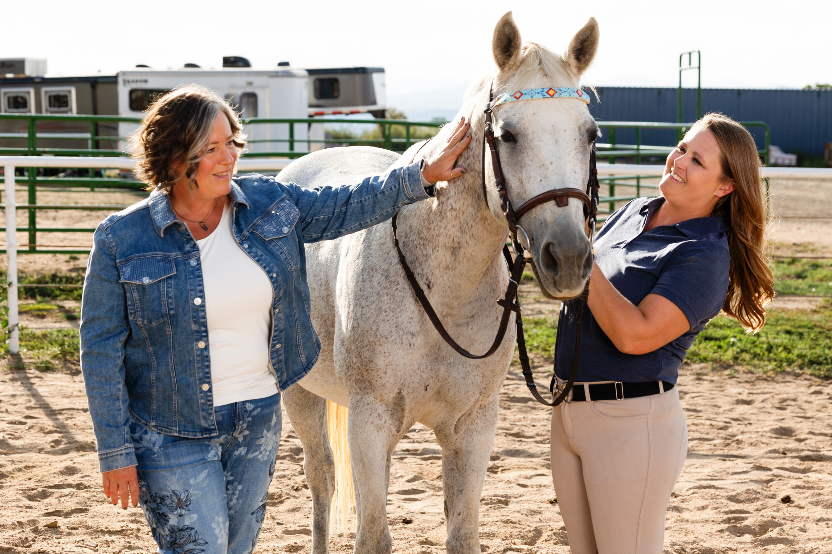 Grace (mare) & Kyla Howard, equine specialist