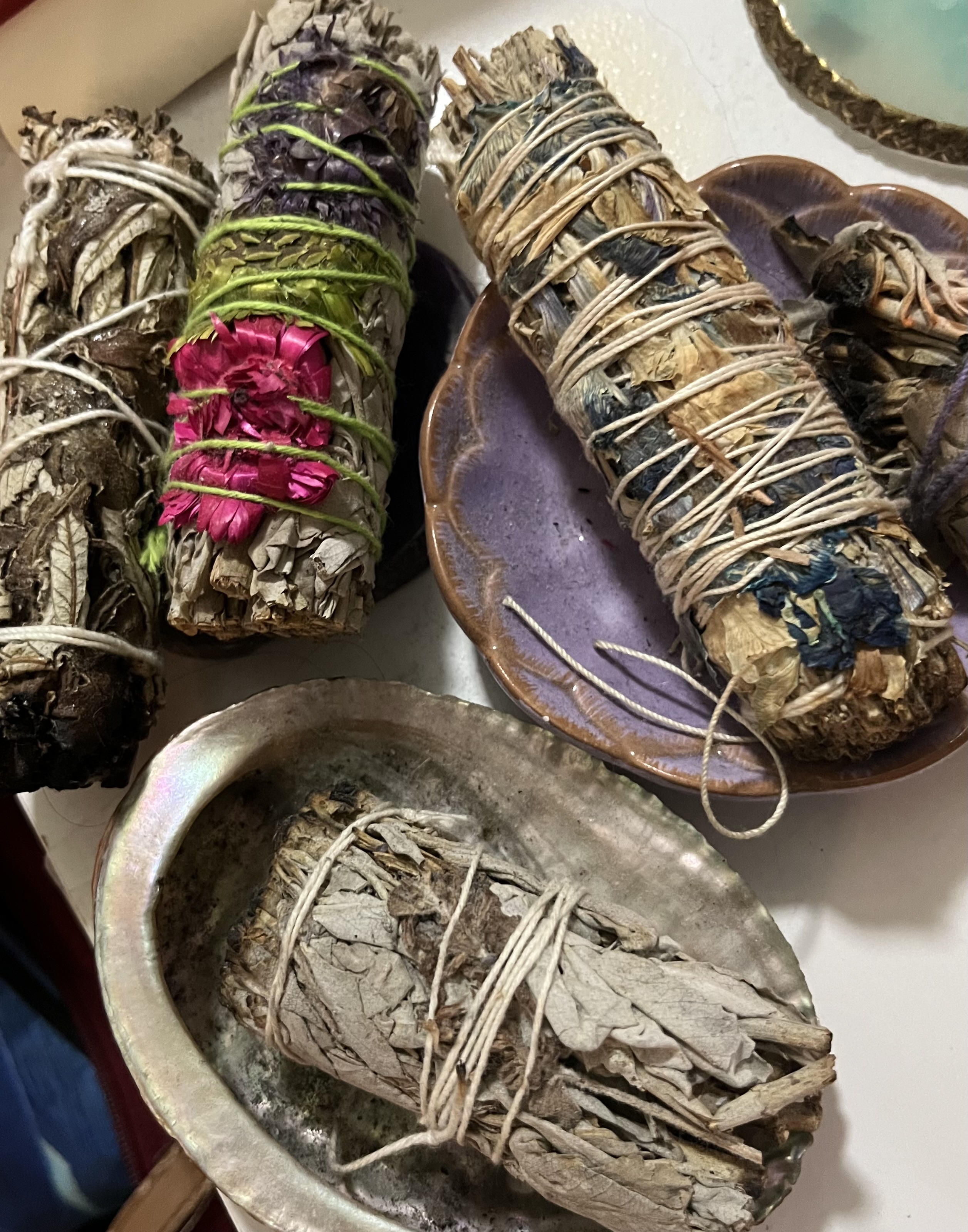 Some tools for calm and cleansing