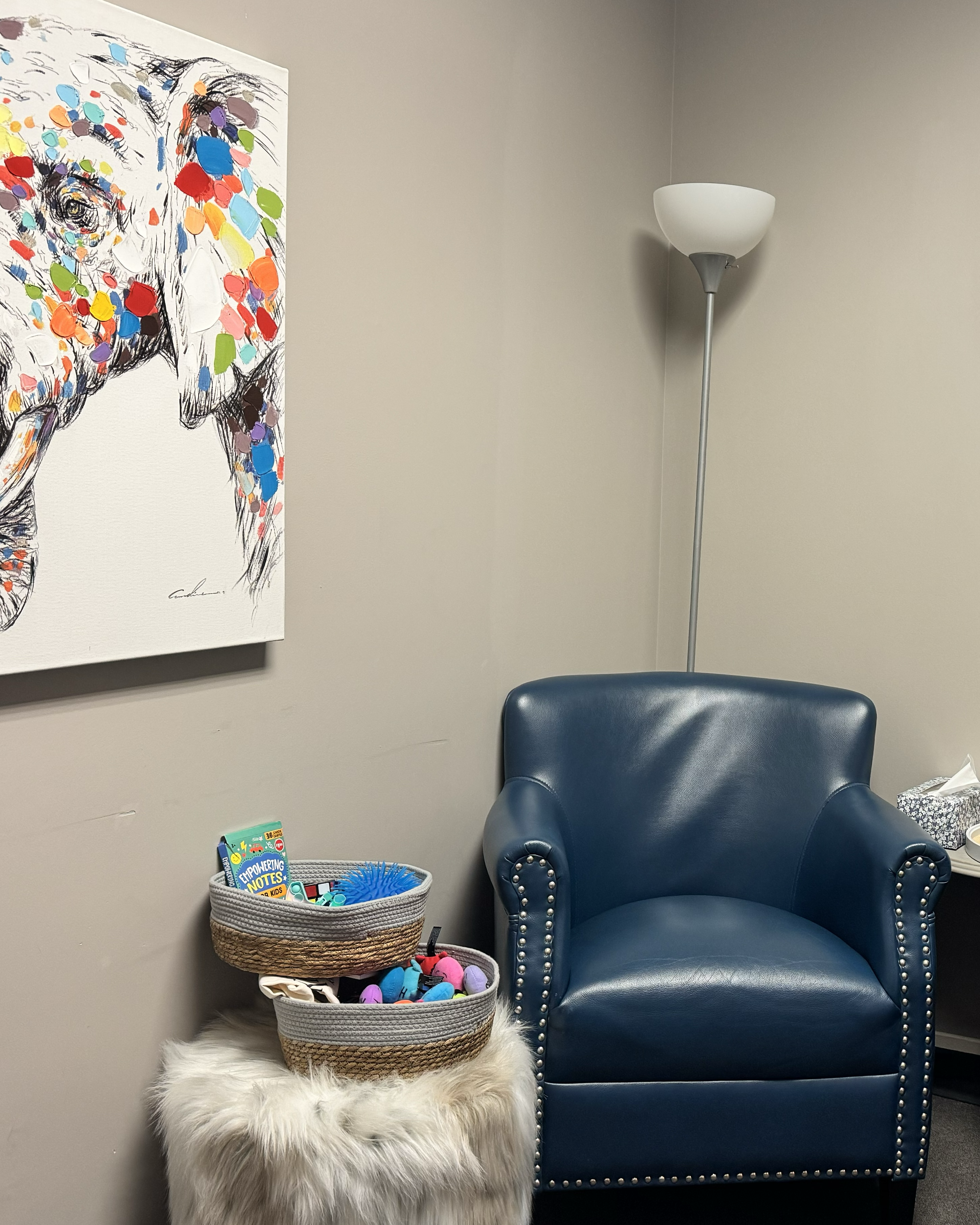 Welcome to a calm space and in-person therapy where  you can be seen, heard and known!