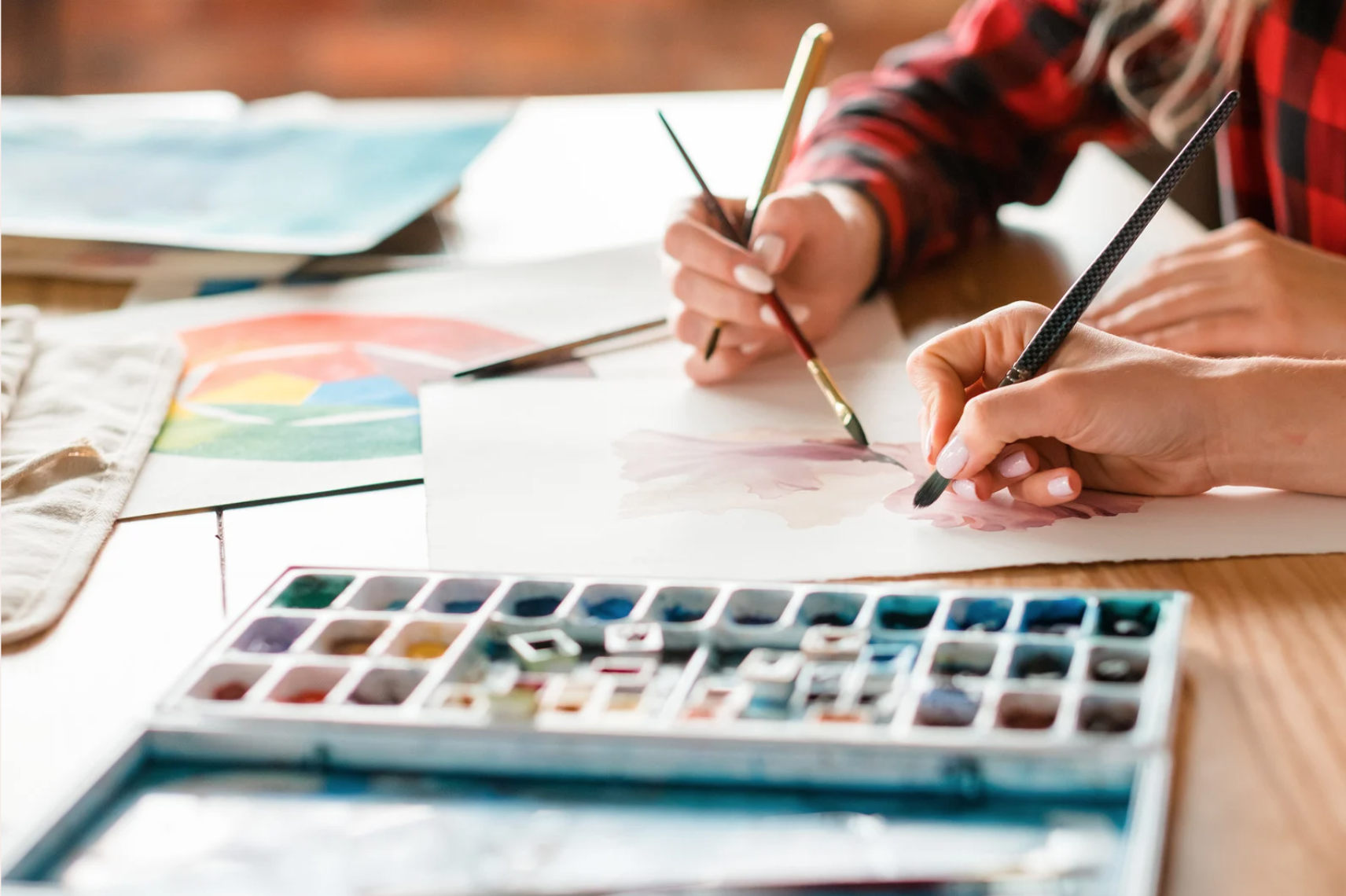 Art therapy provides space to explore feelings, build self-awareness, and develop healthy coping skills through creative expression.