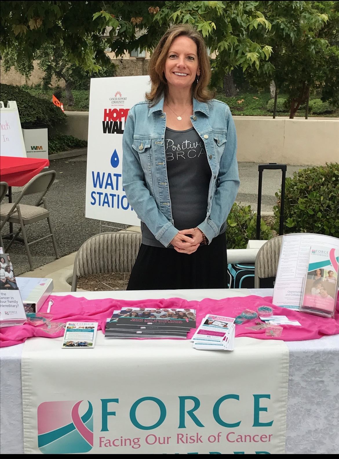 Hereditary Cancer booth at Cancer Support Community\'s Hope Walk