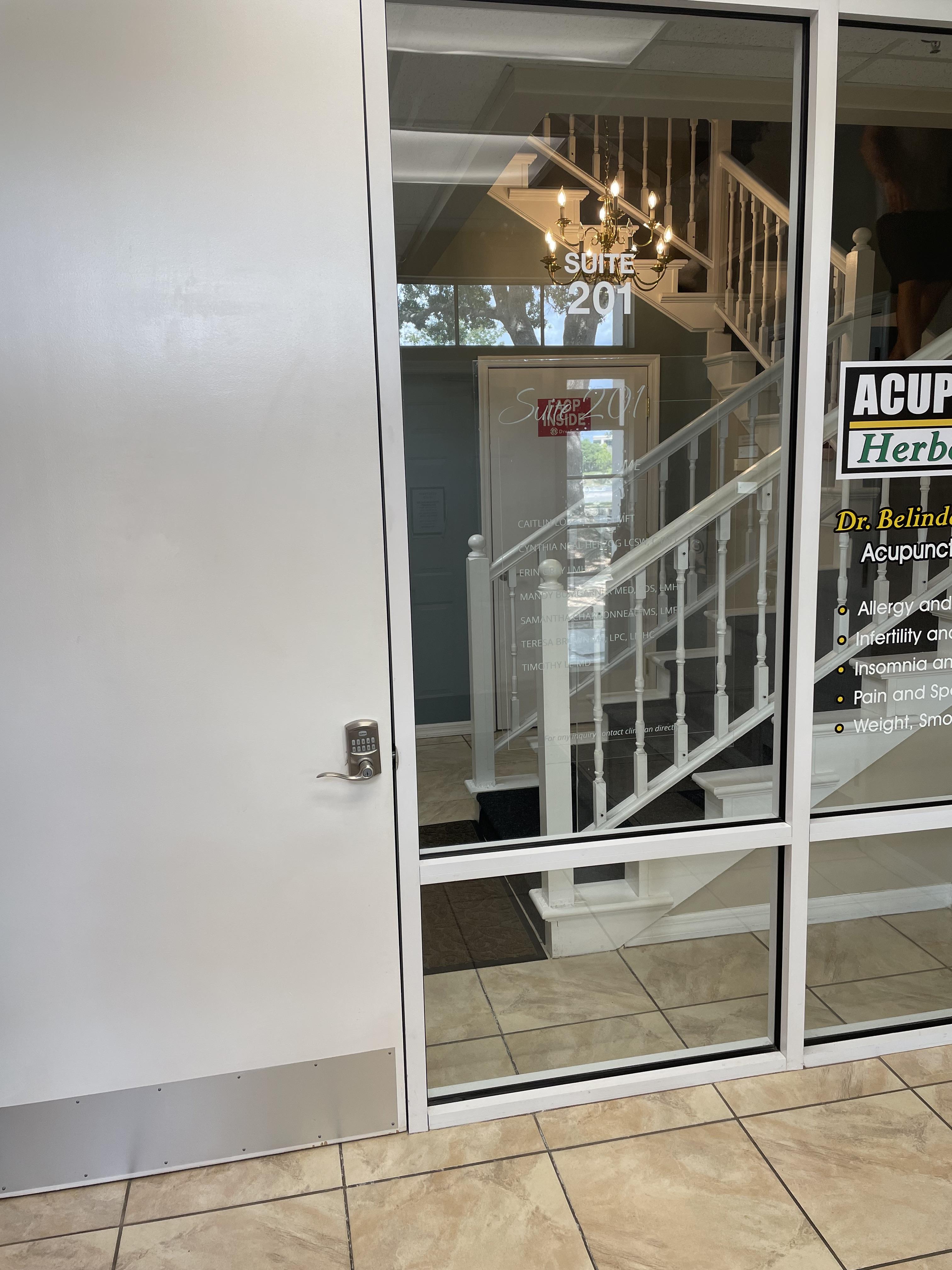 Entrance to Suite 201