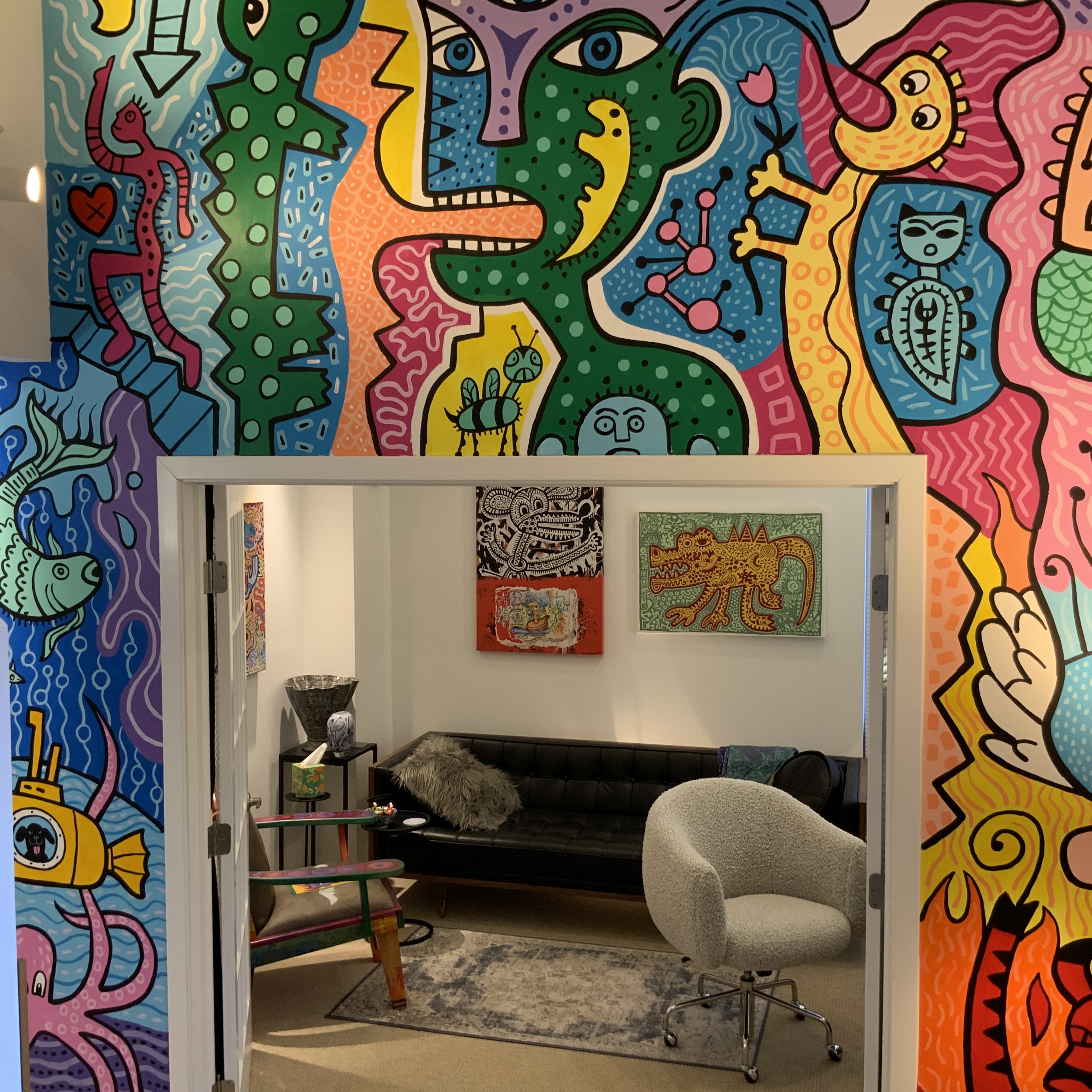 Entryway Mural by Dan Fenelon